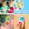 Picture of 2 Pack Simple Dimple Fidget Toy, Mini Simple Dimple Fidget Toy Bubble Wrap Pop Anxiety Stress Reliever Office and Desk Toy for Kids Adults