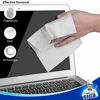 Picture of MR.SIGA Premium Microfiber Cleaning Cloths for Lens, Eyeglasses, Screens, Tablets, Glasses, 12 Pack, 6 x 7 inches (15 x 18 cm), Navy/Gray