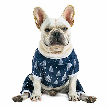 Picture of CuteBone Dog Pajamas Christmas Clothes Pjs for Small Dogs Shirts P110L