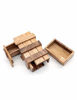 Picture of Secret Puzzle Box for Adults Magic Money Holders for Adults and Card Wooden Secret Compartments Gift Cards Case Holder Japanese Puzzle Boxes Case Gifts