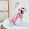 Picture of Loyanyy Fleece Lined Dog Vest for Winter Warm Soft Sweater for Small Medium Dog Cat Cute Puppy Kitten Clothes A Pink Small