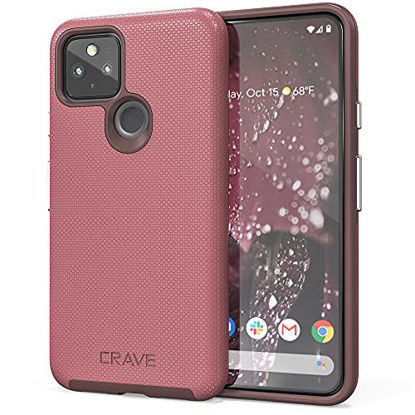 Picture of Crave Pixel 5 Case, Dual Guard Protection Series Case for Google Pixel 5 - Berry
