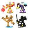 Picture of Akedo Ultimate Arcade Warriors - Warrior Collector 4 Pack - 3 Mini Battling Action Figures: Thunderwind, Badfoot & Flyswat and one Hidden Mini Battling Action Figure!