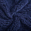 Picture of Reafort Ultra Soft Sherpa Body Pillow Cover/Case with Zipper Closure 21"x54" (Navy, 21"X54" Pillow Cover)