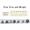 Picture of UDIXI 7PCS Polyhedral DND Dice Set, Characters's Weapons Design for Role Playing Dice Games as Dungeons and Dragons RPG MTG Table Games (Druid)
