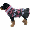 Picture of Jecikelon Pet Dog Long Sweaters Dress Knitwear Turtleneck Pullover Warm Winter Puppy Sweater Long Dresses (Grey Heart, Medium)