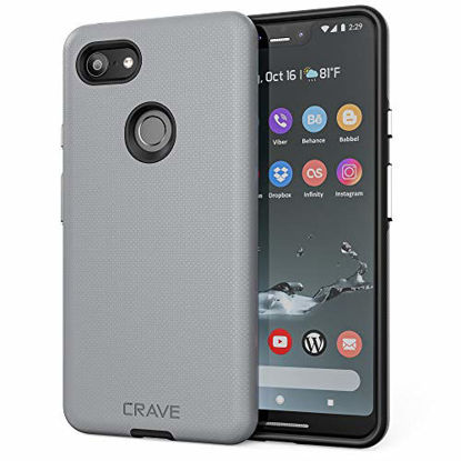 Picture of Crave Dual Guard for Google Pixel 3 XL Case, Shockproof Protection Dual Layer Case for Google Pixel 3 XL - Slate