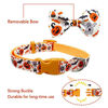Picture of 2 Pack Halloween Dog Collar with Bowtie, Holiday Jack-O-Lantern and Pumpkin Collar for Small Medium Large Dogs Pets Puppies (Large)