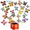 Picture of 20 PCS Different Pattern Magic Flying Butterfly, Fairy Flying Toys Wind up Rubber Band Powered Butterfly Toys Decoration for Colorful Bookmark and Greeting Card Surprise Gift (E)