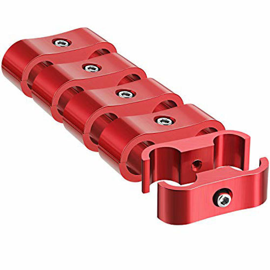 GetUSCart 5 Pieces Separator Clamp Fuel Line Mounting Clamps Aluminum