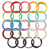 Picture of 24 Colors 1.75mm ABS 3D Pen Printer Filament Refill, Each Color 3.5m, Total 84m ABS Material, Support for MYNT3D / SCRIB3D 3D Printing Pen, Not Fit for 3Doodler Pen, Pack with 2 Finger Caps by MIKA3D