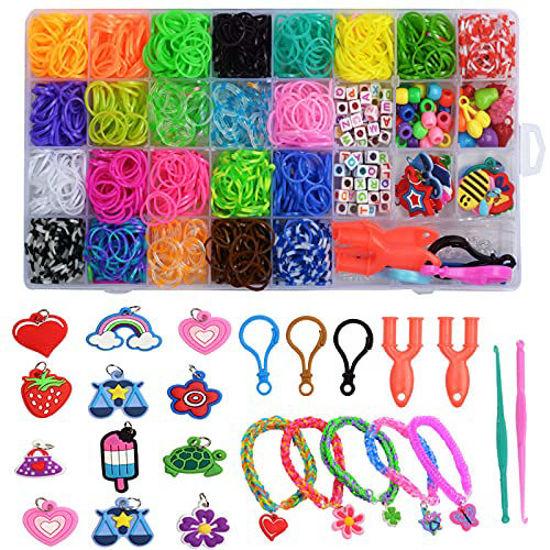 SCHUBERT Kids Rainbow Rubber Bands for Bracelets Kit with Case 4200 Loom  Bands DIY Crafting Bracelet Making Kit Gifts for Boys Girls : Amazon.in:  Toys & Games