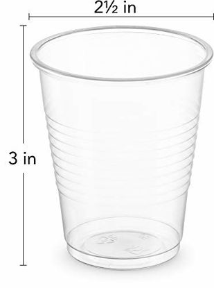Picture of Plasticpro plastic Cups 5 oz Disposable Clear Beverage Tumbler (200 Count)