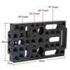 Picture of NICEYRIG Multifunctional Camera Cheese Easy Plate with Cold Shoe Mount for Railblocks, Dovetails and Short Rods