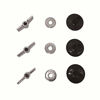 Picture of 23 Pieces) Cymbal Replacement Accessories, Cymbal Felts Hi-Hat Clutch Felt Hi Hat Cup, Felt Cymbal Sleeves with Base Wing Nuts, Washer, Sleeves and Base Wing Nuts Replacement for Drum Set