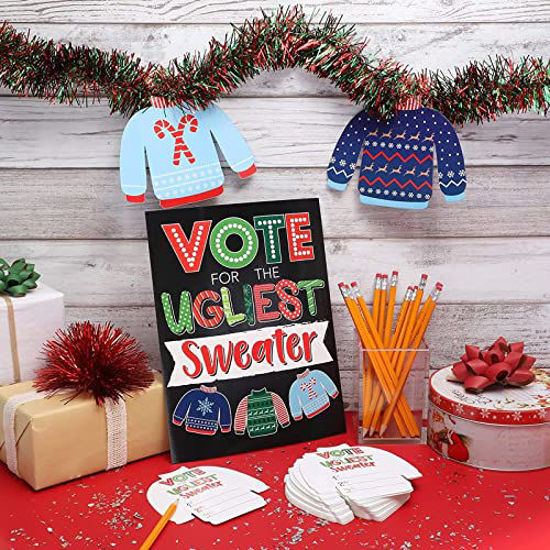 Ugly sweater on sale table decorations