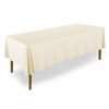 Picture of Lann's Linens - 70" x 120" Premium Tablecloth for Wedding / Banquet / Restaurant - Rectangular Polyester Fabric Table Cloth - Ivory