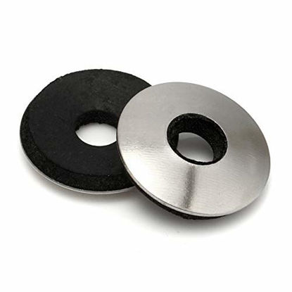 Picture of #8 x 1/2" Neoprene EPDM Bonded Sealing Washers, Stainless Steel 18-8 (304), 200 PCS
