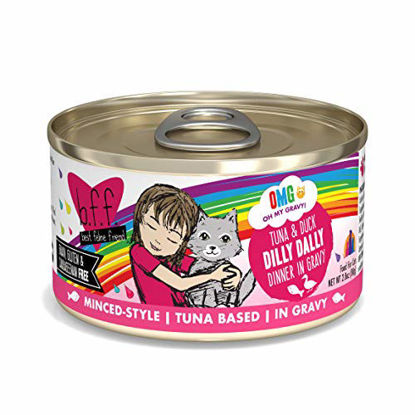 Picture of B.F.F. OMG - Best Feline Friend Oh My Gravy!, Tuna & Duck Dilly Dally with Tuna & Duck, 2.8oz Can (Pack of 12)