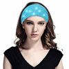 Picture of Bohend Boho Button Headband Wide Stretchy Daily Use Knotted Headwear Sport Athletic Yoga Gym Rhinestone Crystal Hair Accessories for Women and Girls(3pcs) (F)