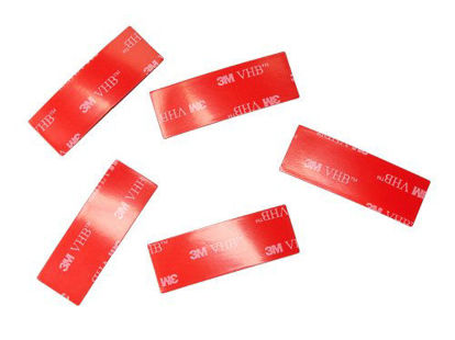 Picture of 3M VHB 4910 Heavy Duty Mounting Tape Strip (Pack of 25 Pcs.) - 6 in. (L) x 0.75 in. (W) Transparent Adhesive Strip. Tapes and Sealants