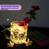 Picture of [12-Pack] 8 Modes Fairy String Lights with Timer, 20 LEDs Lights on 6.5ft Silver Wire,Fairy Lights Battery Powered 2xCR2032,3 to 4 Days in The Timing, Party,Wedding,Christmas Tabel Decor,WarmWhite