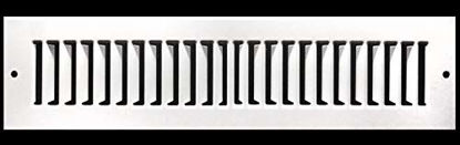 Picture of 4" X 12" Toe Space Grille - HVAC Vent Cover [Outer Dimensions: 5.5 X 13.5] - White
