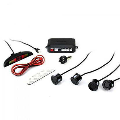 Picture of YueYueZou Car Vehicle Radar Parking System with 4 Sensors, Buzzing Alert, LED Display