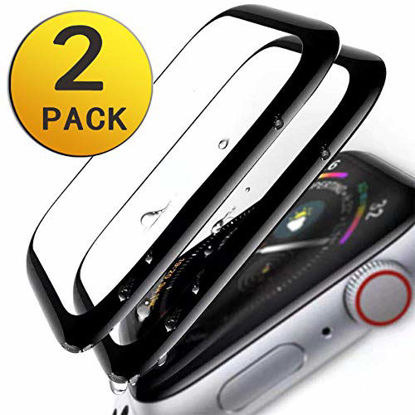 Picture of [2 - Pack] Apple Watch Screen Protector 38mm Series 1/2/3, Series 3 Screen Protector, Full Coverage Scratch Resistant Waterproof Screen Film Compatible Apple iWatch 38mm