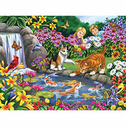 Picture of Bits and Pieces - Go Fish 300 Piece Jigsaw Puzzles for Adults - Each Puzzle Measures 18 Inch x 24 inch - 300 pc Jigsaws by Artist Nancy Wernersbach