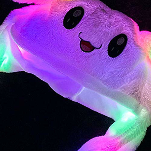 GetUSCart- Bunny Hat Funny Plush Bunny Hats Ear Moving Jumping Hat ...