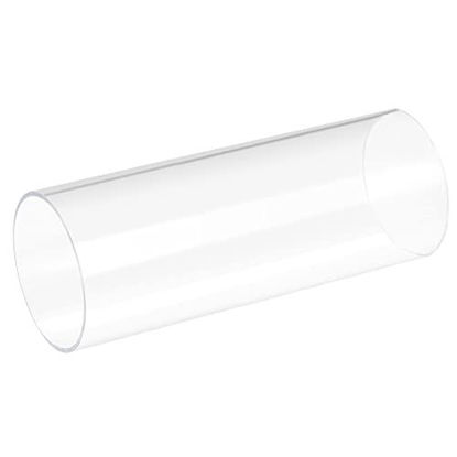 Picture of MECCANIXITY Acrylic Pipe Rigid Round Tube Clear 76mm ID 80mm OD 200mm for Lamps and Lanterns,Water Cooling System