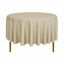 Picture of Lann's Linens - 90" Round Premium Tablecloth for Wedding / Banquet / Restaurant - Polyester Fabric Table Cloth - Beige