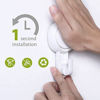 Picture of Suction Cup Hooks for Shower, Elegear Heavy Duty Shower Suction Hooks (4-Pack) Waterproof Shower Hooks for Loofah, Robe, Towel Reusable Vacuum Suction Hooks for Bathroom Kitchen Storage & Organization