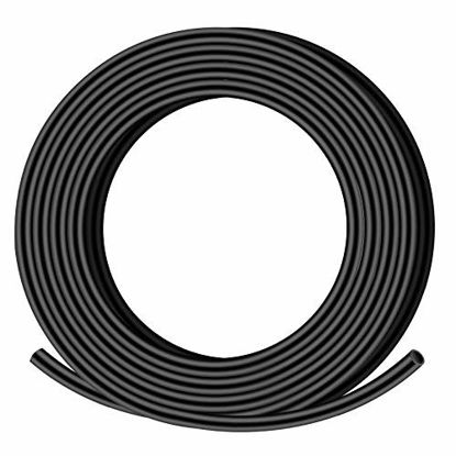 Picture of 3/8 Inch 20 Ft XHF 3:1 Waterproof Heat Shrink Tubing Roll Marine Grade Adhesive Lined Heat Shrink Tube, Insulation Sealing Oil-Proof Wear-Resistant Black