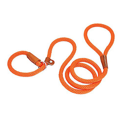 Picture of lynxking Dog Leash Slip Rope Lead Leash Strong Heavy Duty Braided Rope No Pull Training Lead Leashes for Medium Large and Small Dogs