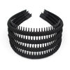 Picture of JOBAND black women's headbands fashion hair accessories tooth comb hairbands for women non slip hair hoops headband suitable for ladies and girls (Pack of 4)