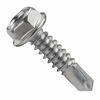 Picture of #12 x 3/4" Hex Washer Head Self Drilling Sheet Metal Tek Screws with Drill Point, Stainless Steel 410, 100 PCS