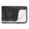 Picture of Nobleza Waterproof Dog Blanket, Super Soft Warm Fluffy Sherpa Fleece Puppy Blanket, Washable Reversible Pet Blanket for Couch, Cat Throw Blanket for Small Medium Dogs Cats, 24" × 32" Grey