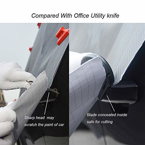 GetUSCart Gomake Wrapping Paper Cutter Gift Wrap Cutting Tool Safety