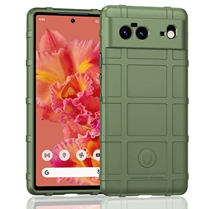 Picture of RUGGED SHIELD for Pixel 6 Case, Sturdy Shockproof Google Pixel 6 Case, Military Grade Protection, Anti-Scratch, Heavy Duty Protective Phone Case, Slim Fit Bumper Cover-Green