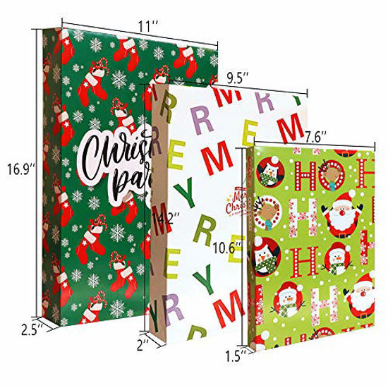 GetUSCart- Christmas Gift Boxes for Presents, Premium 12 Pack ...