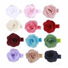 Picture of inSowni 24pcs Alligator Hair Clips Barrettes Accessories Rose Flower for Baby Girl Toddlers (12 Pairs S6)