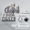 Picture of I Did That Stickers, 100Pcs I Did That Stickers, Mixed 5 Different Patterns, 3"