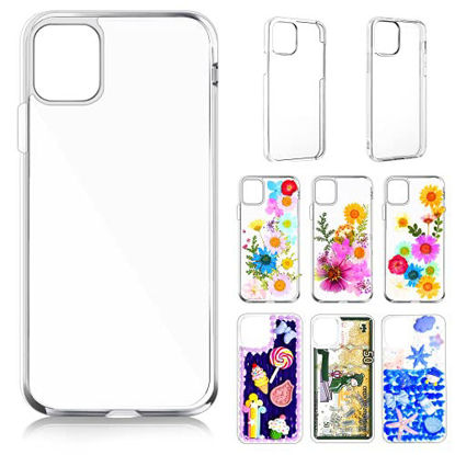 Picture of 10 Pieces Case Compatible with iPhone 11 Personalized DIY Phone Cases 5 Pieces Hard Phone Cases and 5 Pieces Soft Phone Cases