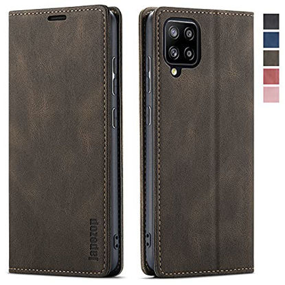 Picture of Samsung Galaxy A42 5G Case,Samsung Galaxy A42 5G Case Wallet with [RFID Blocking] Card Holder Kickstand Magnetic,Leather Flip Case for Samsung Galaxy A42 5G 6.6 inch (Coffee)
