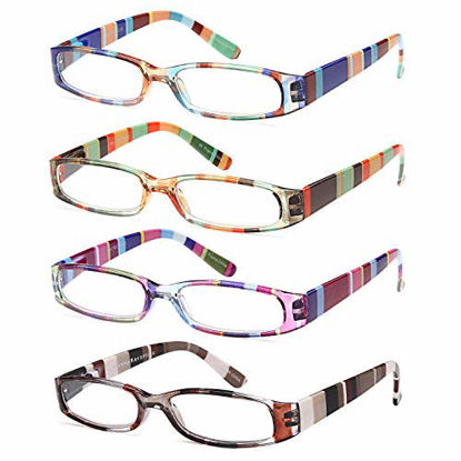 Picture of Gamma Ray Women's Reading Glasses - 4 Pairs Ladies Fashion Readers for Women