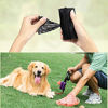 Picture of 2 Pack Dog Poop Bag Holder for Leash Attachment - Waste Bag Dispenser for Leash - Fits Any Dog Leash - Portable Set with 1 Hand Free Holder Metal Carrier - Black&Blue