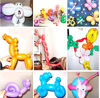 Picture of 200 PCS Latex Twisting Balloons 260Q Magic Balloons Assorted Color Long Balloons For Animal Shape Party, Birthdays, Clowns, Weddings Decorations (With 1PCS Pump)