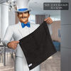Picture of MR.SIGA Microfiber Cleaning Cloth, All-Purpose Microfiber Towels, Streak Free Cleaning Rags, Pack of 12, Black, Size 32 x 32 cm(12.6 x 12.6 inch)